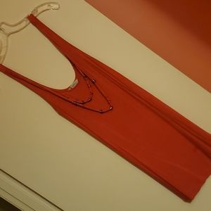 Coral BCBG tank shift dress